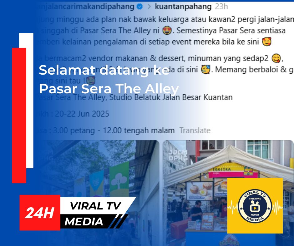 Selamat datang ke Pasar Sera The Alley