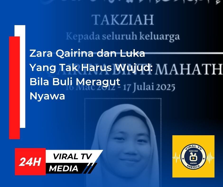 Zara Qairina dan Luka Yang Tak Harus Wujud: Bila Buli Meragut Nyawa